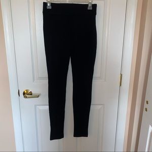 AGB Black Leggings, Thick Waistband